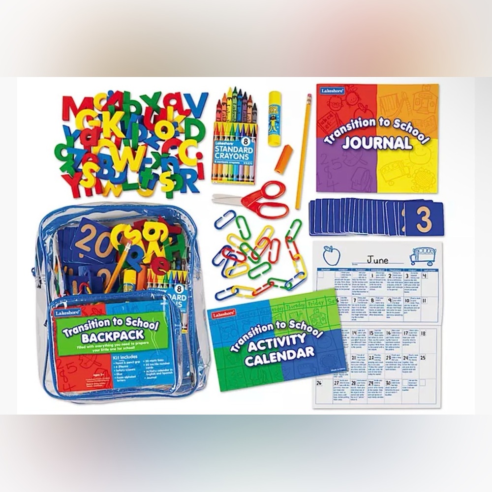 New Lakeshore Transition to School Activity & Backpack